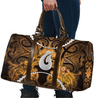 Maori Matariki Hei Matau Kowhai Travel Bag Maori Kowhaiwhai Pattern Galaxy