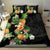 Hawaii Pineapple Tropical Bedding Set Colorful Hibiscus Plumeria