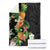 Hawaii Pineapple Tropical Blanket Colorful Hibiscus Plumeria