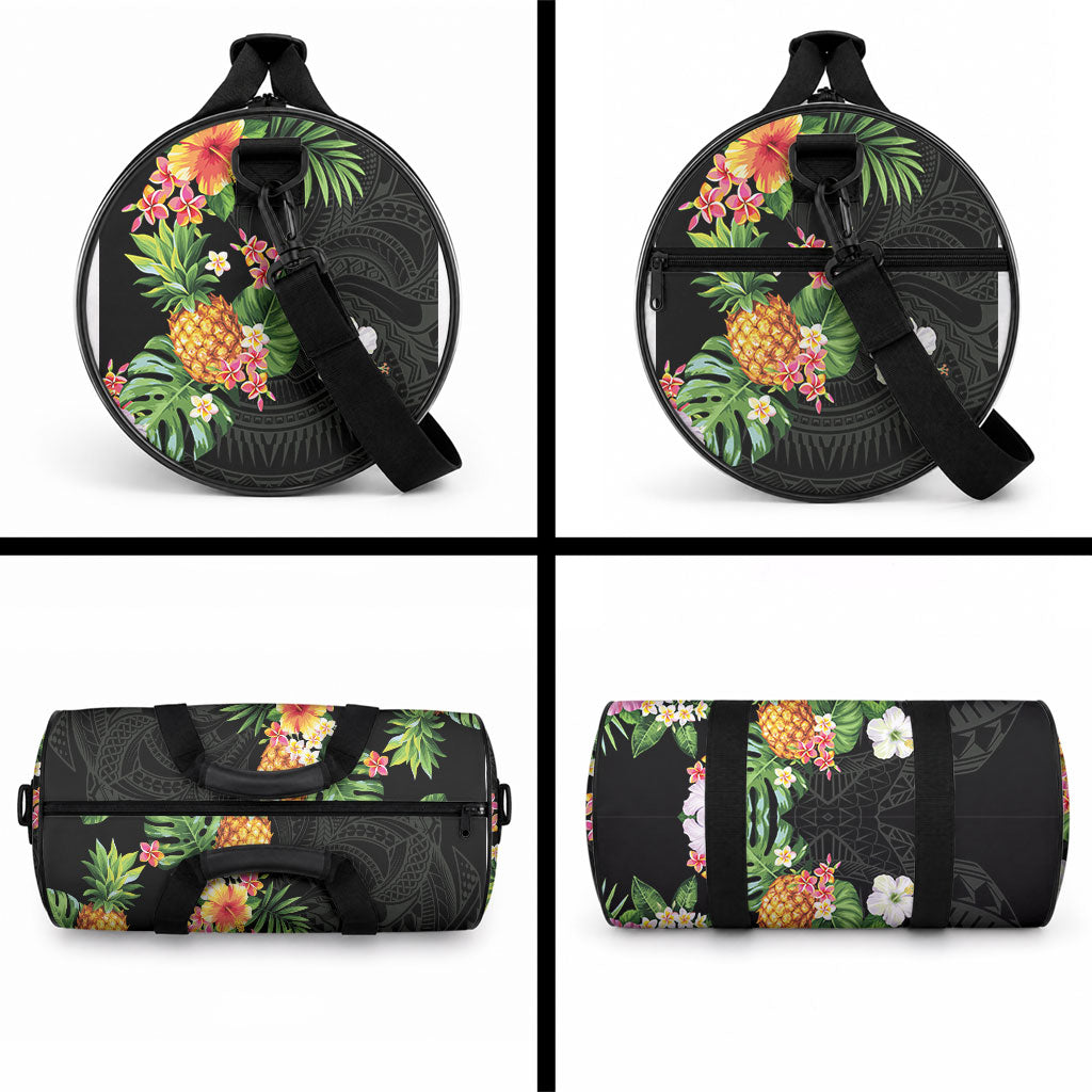 Hawaii Pineapple Tropical Duffle Bag Colorful Hibiscus Plumeria LT01 - Polynesian Pride