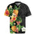 Hawaii Pineapple Tropical Rugby Jersey Colorful Hibiscus Plumeria