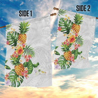 Hawaii Pineapple Tropical Garden Flag Luminous Hibiscus Plumeria