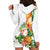 Hawaii Pineapple Tropical Hoodie Dress Luminous Hibiscus Plumeria