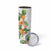 Hawaii Pineapple Tropical Skinny Tumbler Luminous Hibiscus Plumeria