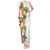 Hawaii Pineapple Tropical Tank Maxi Dress Luminous Hibiscus Plumeria