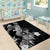 Hawaii Pineapple Tropical Area Rug Neutral Hibiscus Plumeria