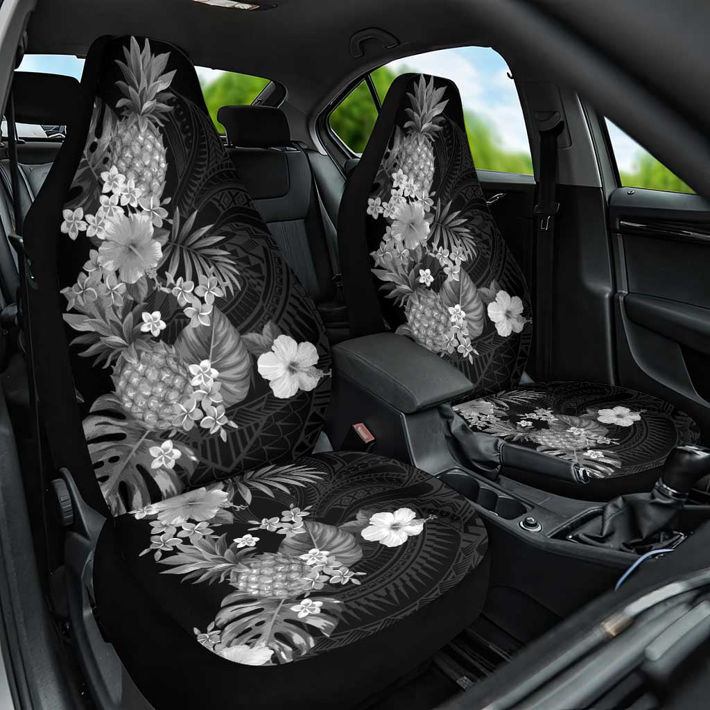 Hawaii Pineapple Tropical Car Seat Cover Neutral Hibiscus Plumeria