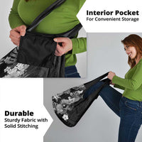 Hawaii Pineapple Tropical Grocery Bag Neutral Hibiscus Plumeria