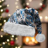 Ninamu Tahiti Tiare Monstera Christmas Santa Hat Polynesian Pattern Curve Style - Polynesian Pride