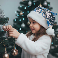 Ninamu Tahiti Tiare Monstera Christmas Santa Hat Polynesian Pattern Curve Style - Polynesian Pride