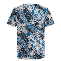 Ninamu Tahiti Tiare Monstera Rugby Jersey Polynesian Pattern Curve Style - Polynesian Pride