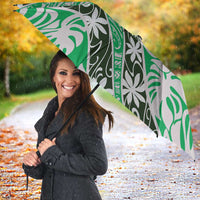 Matie Tahiti Tiare Monstera Umbrella Polynesian Pattern Curve Style - Polynesian Pride