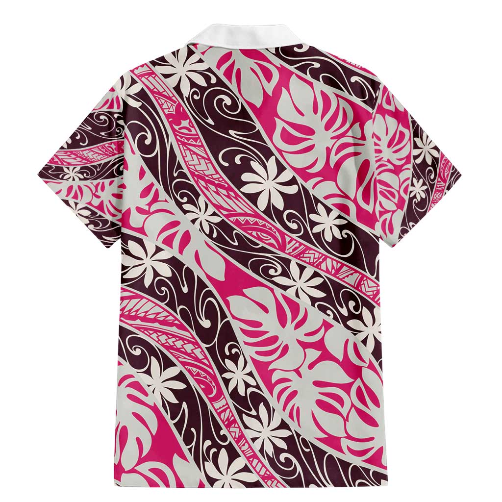 Tarona Tahiti Tiare Monstera Family Matching Mermaid Dress and Hawaiian Shirt Polynesian Pattern Curve Style - Polynesian Pride