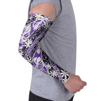 Vareau Tahiti Tiare Monstera Arm Sleeves Polynesian Pattern Curve Style - Polynesian Pride