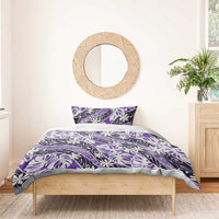Vareau Tahiti Tiare Monstera Bedding Set Polynesian Pattern Curve Style - Polynesian Pride