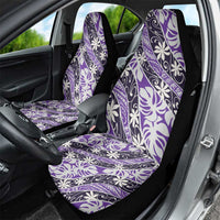 Vareau Tahiti Tiare Monstera Car Seat Cover Polynesian Pattern Curve Style - Polynesian Pride