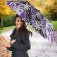 Vareau Tahiti Tiare Monstera Umbrella Polynesian Pattern Curve Style - Polynesian Pride