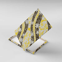 Rearea Tahiti Tiare Monstera Canvas Wall Art Polynesian Pattern Curve Style - Polynesian Pride