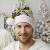 Rearea Tahiti Tiare Monstera Christmas Santa Hat Polynesian Pattern Curve Style - Polynesian Pride