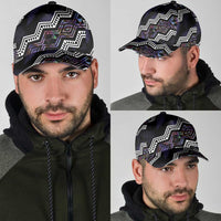 Taniko Aotearoa Mix Paua Shell Classic Cap Niho Taniwha Lilac Glitter - Polynesian Pride
