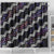 Personalised Taniko Aotearoa Mix Paua Shell Shower Curtain Niho Taniwha Lilac Glitter