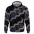 Personalised Taniko Aotearoa Mix Paua Shell Zip Hoodie Niho Taniwha Lilac Glitter