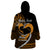 Personalised Hawaii Wearable Blanket Hoodie Maui Be Strong Kakau Gold Version LT01 - Polynesian Pride