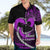 Personalised Hawaii Hawaiian Shirt Maui Be Strong Kakau Purple Version LT01 - Polynesian Pride