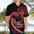 Personalised Hawaii Hawaiian Shirt Maui Be Strong Kakau Red Version LT01 - Polynesian Pride