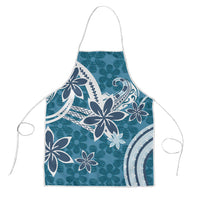 Hawaii Pupuala Plumeria Blue Apron Polynesian Pattern LT01 Blue - Polynesian Pride
