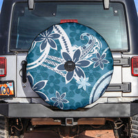 Hawaii Pupuala Plumeria Blue Spare Tire Cover Polynesian Pattern LT01 Blue - Polynesian Pride