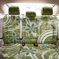 Hawaii Pupuala Plumeria Olive Green Back Car Seat Cover Polynesian Pattern LT01 - Polynesian Pride