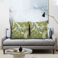 Hawaii Pupuala Plumeria Olive Green Pillow Cover Polynesian Pattern LT01 - Polynesian Pride