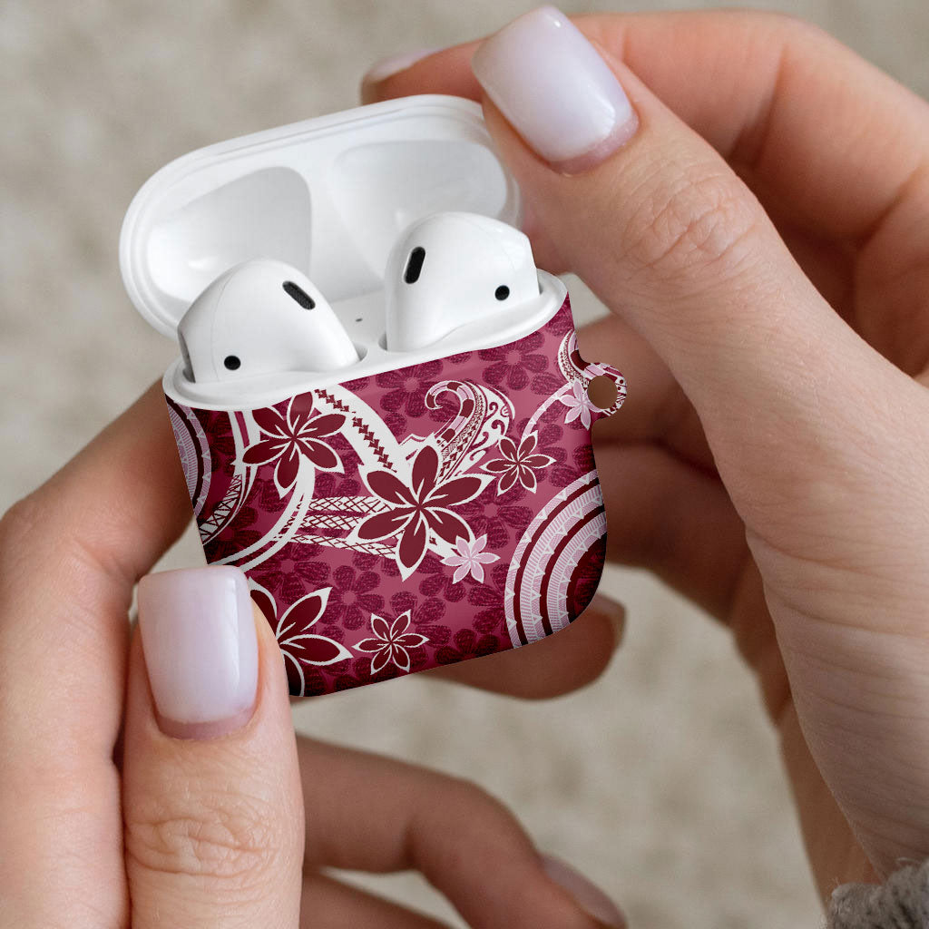 Hawaii Pupuala Plumeria Pink AirPods Case Polynesian Pattern LT01 - Polynesian Pride