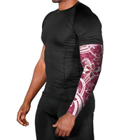 Hawaii Pupuala Plumeria Pink Arm Sleeves Polynesian Pattern LT01 - Polynesian Pride
