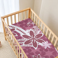 Hawaii Pupuala Plumeria Pink Baby Bed Cover Polynesian Pattern LT01 - Polynesian Pride