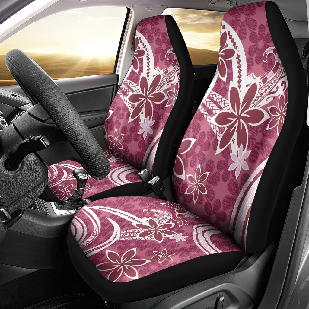 Hawaii Pupuala Plumeria Pink Car Seat Cover Polynesian Pattern LT01 - Polynesian Pride