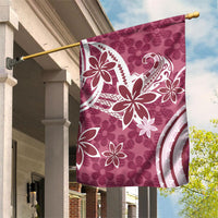 Hawaii Pupuala Plumeria Pink Garden Flag Polynesian Pattern LT01 House Flag Pink - Polynesian Pride