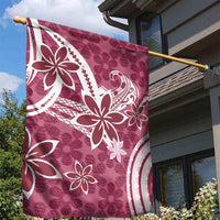 Hawaii Pupuala Plumeria Pink Garden Flag Polynesian Pattern LT01 - Polynesian Pride