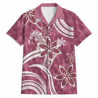 Hawaii Pupuala Plumeria Pink Hawaiian Shirt Polynesian Pattern LT01 Pink - Polynesian Pride