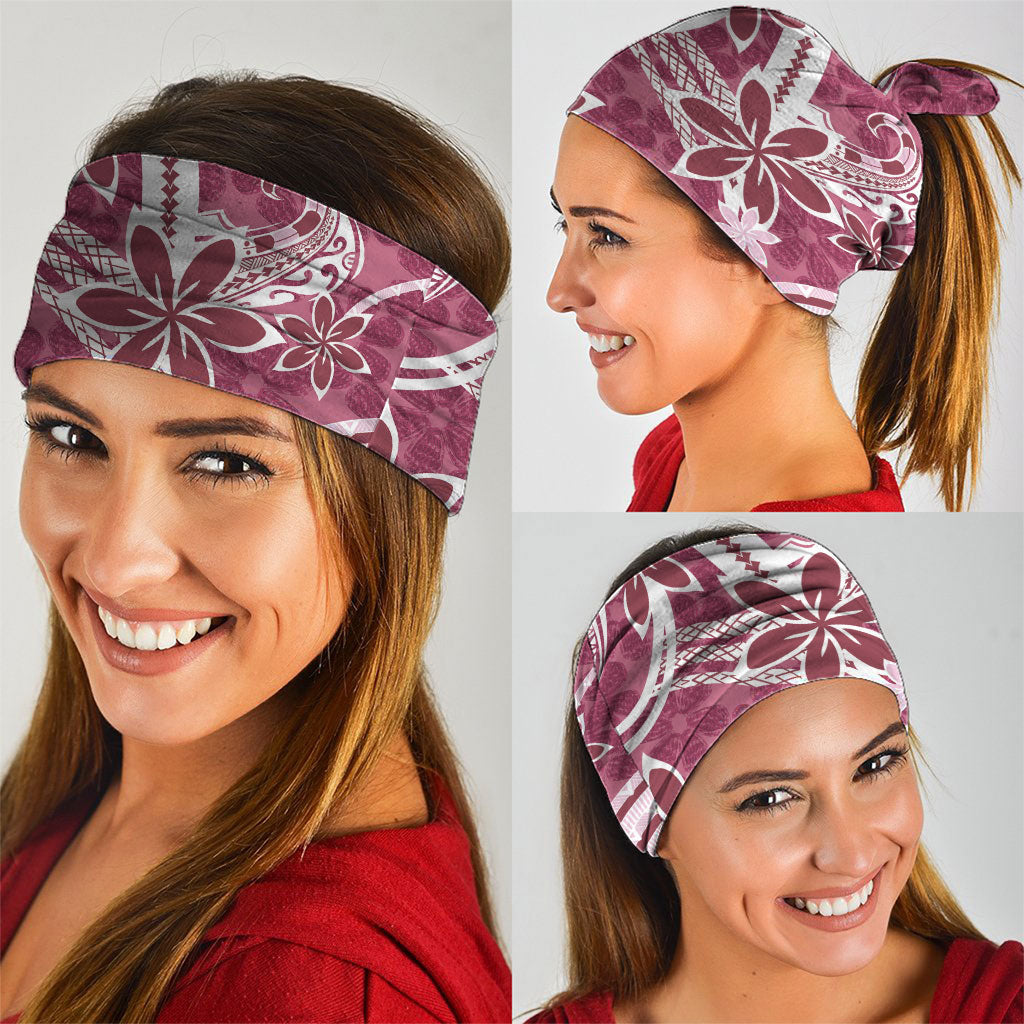 Hawaii Pupuala Plumeria Pink Neck Gaiter Polynesian Pattern LT01 - Polynesian Pride
