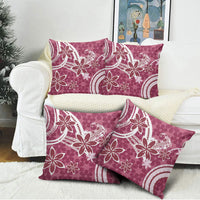 Hawaii Pupuala Plumeria Pink Pillow Cover Polynesian Pattern LT01 - Polynesian Pride