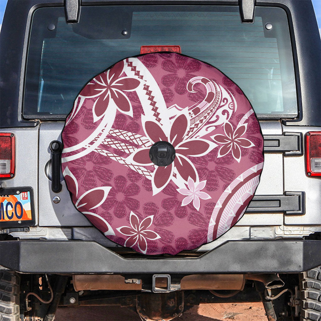Hawaii Pupuala Plumeria Pink Spare Tire Cover Polynesian Pattern LT01 Pink - Polynesian Pride