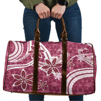 Hawaii Pupuala Plumeria Pink Travel Bag Polynesian Pattern LT01 Pink - Polynesian Pride