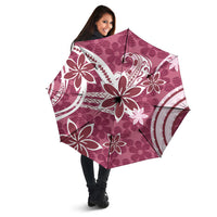 Hawaii Pupuala Plumeria Pink Umbrella Polynesian Pattern LT01 - Polynesian Pride