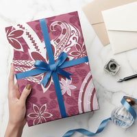 Hawaii Pupuala Plumeria Pink Wrapping Paper Polynesian Pattern LT01 - Polynesian Pride
