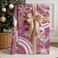 Hawaii Pupuala Plumeria Pink Wrapping Paper Polynesian Pattern LT01 - Polynesian Pride
