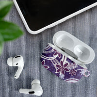 Hawaii Pupuala Plumeria Purple AirPods Case Polynesian Pattern LT01 - Polynesian Pride