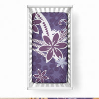 Hawaii Pupuala Plumeria Purple Baby Bed Cover Polynesian Pattern LT01 28 × 52 in Purple - Polynesian Pride