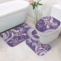 Hawaii Pupuala Plumeria Purple Bathroom Set Polynesian Pattern LT01 - Polynesian Pride